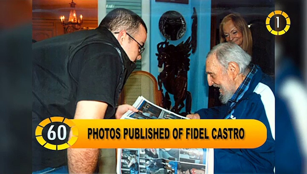 In 60 Seconds: Public media released photos of Fidel Castro