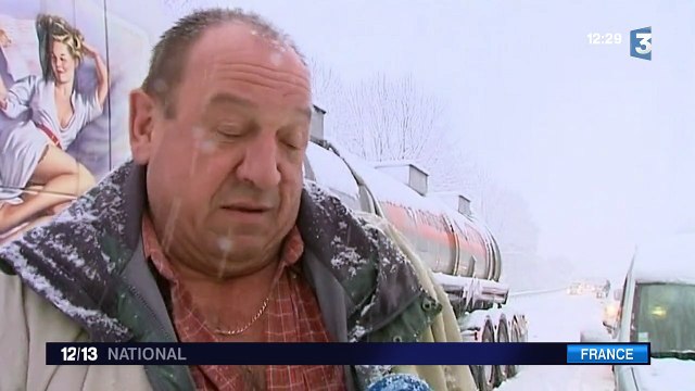 Neige : la circulation interdite aux poids lourds entre Pau et Tarbes