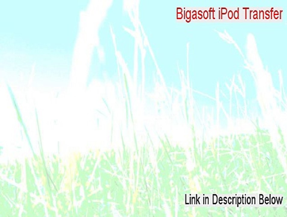 Bigasoft iPod Transfer Free Download (Download Now)