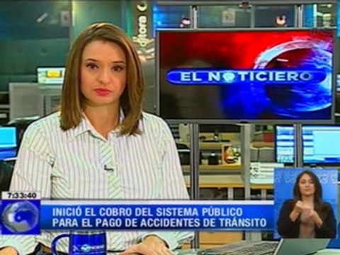 Inició el cobro del sistema público para el pago de accidentes de tránsito