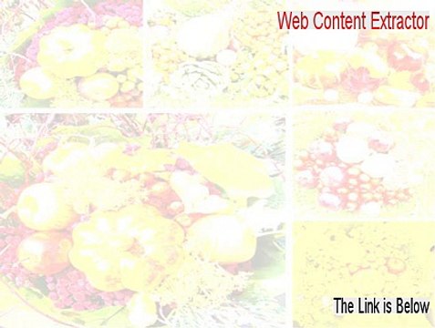 Web Content Extractor Cracked (Download Here 2015)