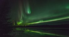 Northern Lights Dance Above Alaska in Beautiful Time-Lapse Recording