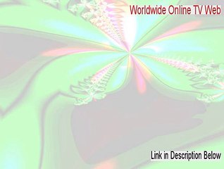 Worldwide Online TV Web Keygen - Instant Download 2015