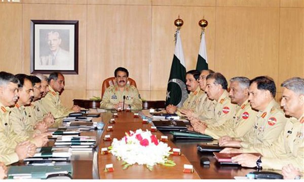 Corps commanders conference held at GHQ
