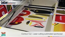 Laser Cutting Sublimated Sportswear