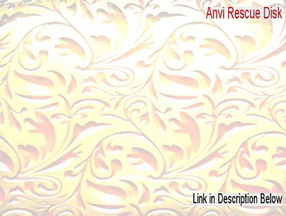 Anvi Rescue Disk Keygen - Instant Download (2015)