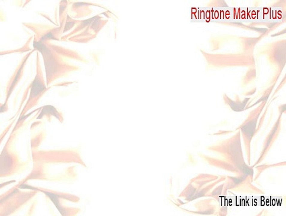 Ringtone Maker Plus Full Download - Instant Download