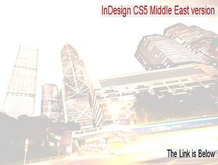 InDesign CS5 Middle East version Full Download [Risk Free Download]