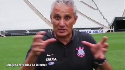 Corintianos pedem torcida e time unidos; Tite grita: 'Vai Corinthians'