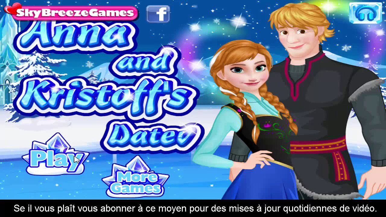 Habille jeux - Frozen princesse Anna et Kristoff`s Date de jeu d'habillage