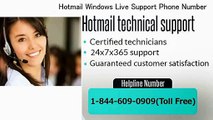 1-844-609-0909(toll free) hotmail technical support number-|outlook tech support number