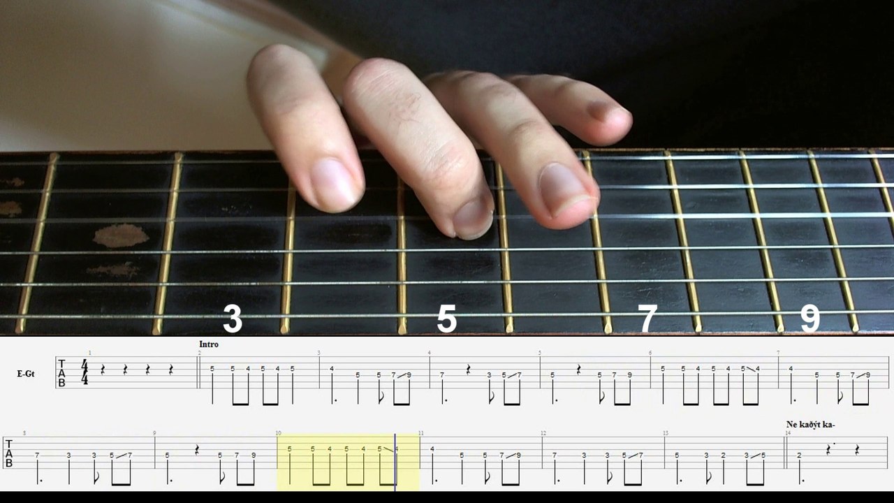 Can Gitar Dersleri 8 (Pera - Sensiz Ben) İntro Nasıl Çalınır?