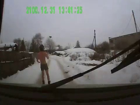 Selfie in the Snow + Road Rage [Russian Style]