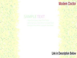 Modem Doctor Full Download (Download Here)