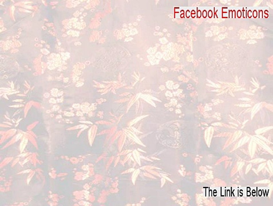 Facebook Emoticons Full - Download Here (2015)