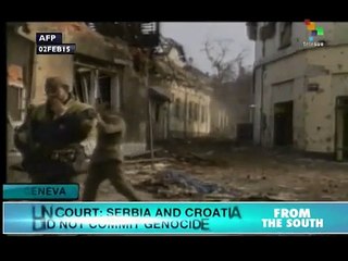 UN Court absolves Croatia, Serbia of genocide charges
