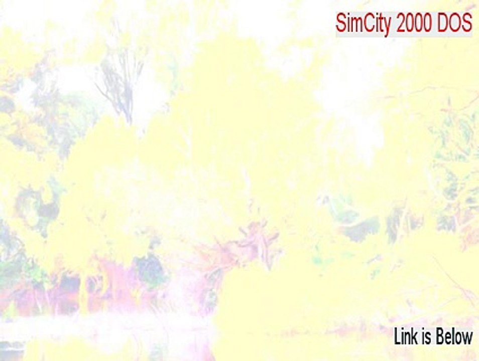 SimCity 2000 DOS Full [simcity 2000 dos vs windows 2015]