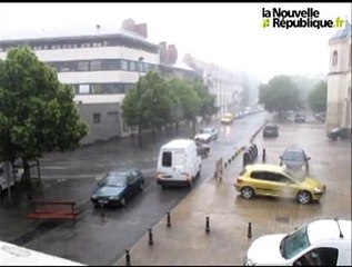 Arrivée de l'orage sur Blois