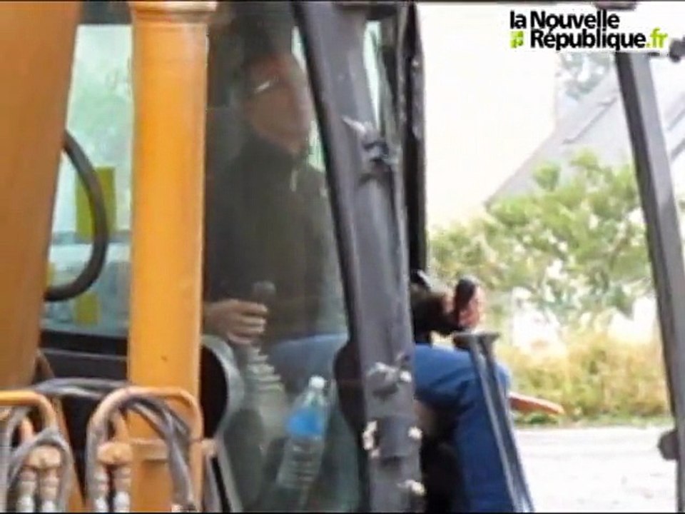 Déconstruction site Franciade ilôt Laplace à Blois