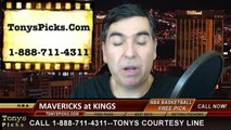 Sacramento Kings vs. Dallas Mavericks Free Pick Prediction NBA Pro Basketball Odds Preview 2-5-2015