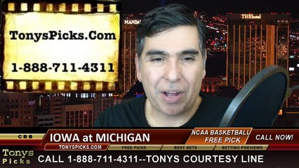 Descargar video: Michigan Wolverines vs. Iowa Hawkeyes Free Pick Prediction NCAA College Basketball Odds Preview 2-5-2015