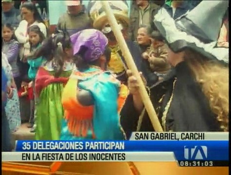 35 delegaciones participan en la Fiesta de los Inocentes en Carchi