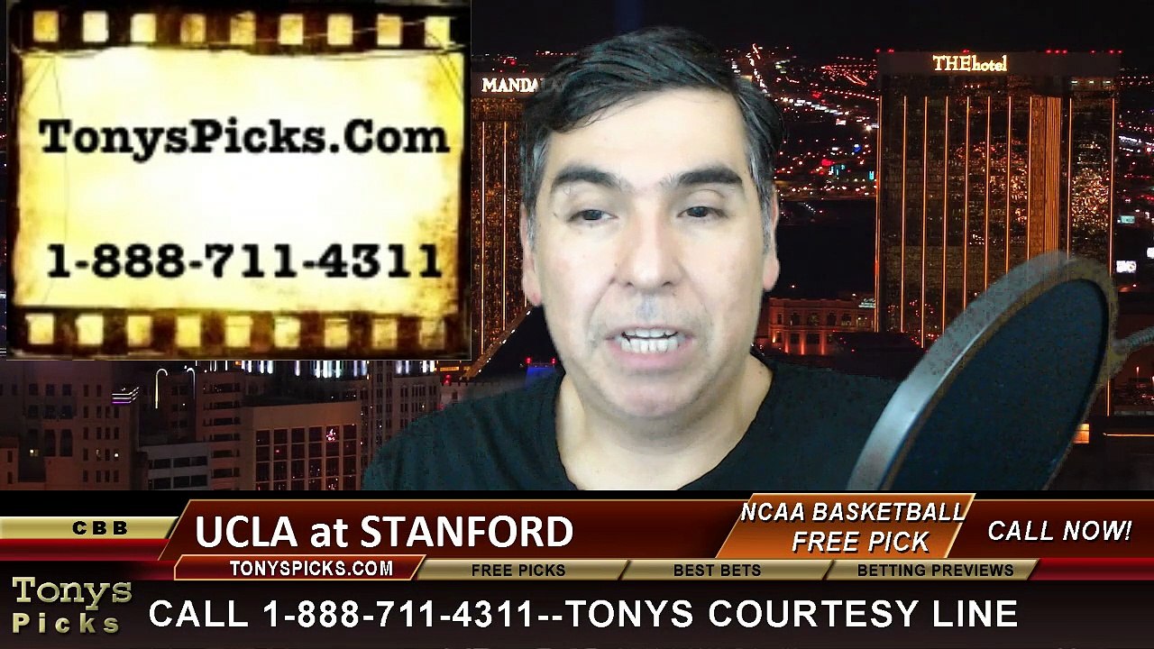 Stanford Cardinal vs. UCLA Bruins Free Pick Prediction NCAA College Basketball Odds Preview 2-5-2015