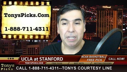 Stanford Cardinal vs. UCLA Bruins Free Pick Prediction NCAA College Basketball Odds Preview 2-5-2015