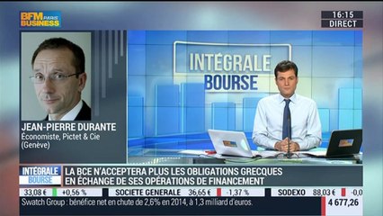 La BCE maintient la pression sur la Grèce: Jean-Pierre Durante – 05/02