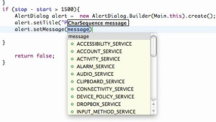 Android Application Development - 134 - AlertDialog methods and ClickListener