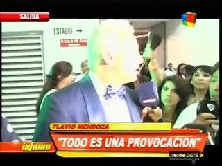 Pronto.com.ar - Flavio Mendoza enojadísimo con la prensa