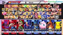 Lucina And Mario Brothers VS Pokemon Team In A Super Smash Bros. For Wii U 8 Player Team Battle