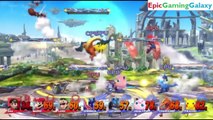 Mii Fighter And Mario Brothers VS Pokemon Team In A Super Smash Bros. For Wii U 8 Player Team Battle