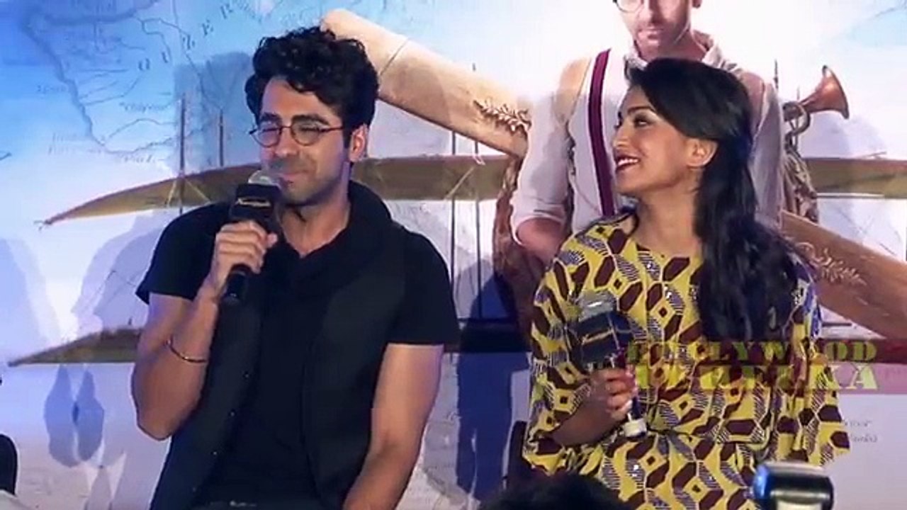Hawaizaada  Movie (2015)   Ayushmann's   Pallavi Sharda   Mithun   Full Promotion Events Video !