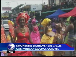 Limón se llenó de celebración en el Día de la persona negra