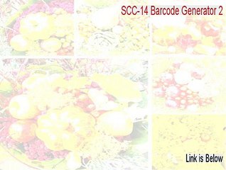 SCC-14 Barcode Generator 2 Serial (Risk Free Download 2015)