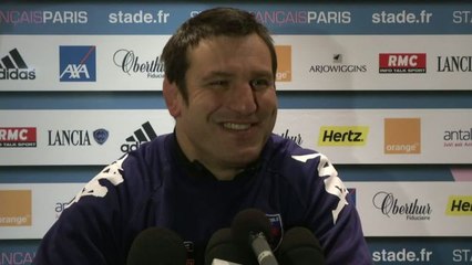 Rugby -Top 14 : Landreau, «félicitations aux Parisiens»