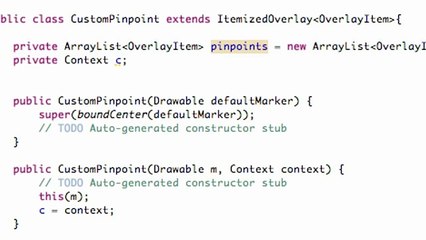 Android Application Development - 140 - Creating a Custom pinpoint