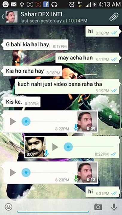 How to make colorful your WhatsApp Chat Conversation (Urdu / Hindi)