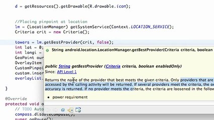 Android Application Development - 143 - Criteria and getting Location