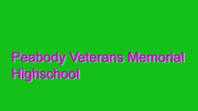 How to Pronounce Peabody Veterans Memorial Highschool