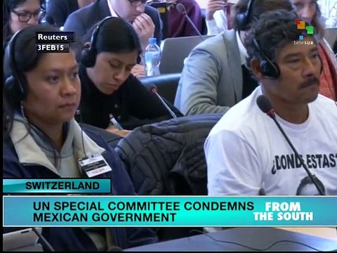 UN human rights committee criticizes Mexican gov't