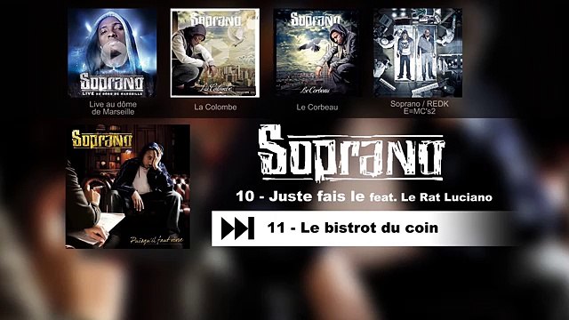 SOPRANO - JUSTE FAIS LE FEAT. LE RAT LUCIANO (OFFICIAL AUDIO)