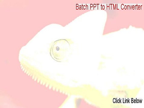Batch PPT to HTML Converter Download - Instant Download [2015]