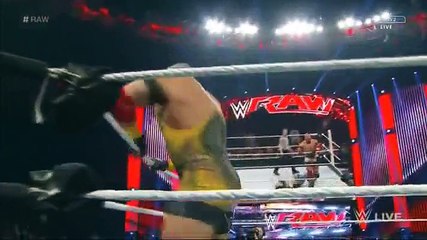 Ryback vs Luke Harper February 2nd 2015