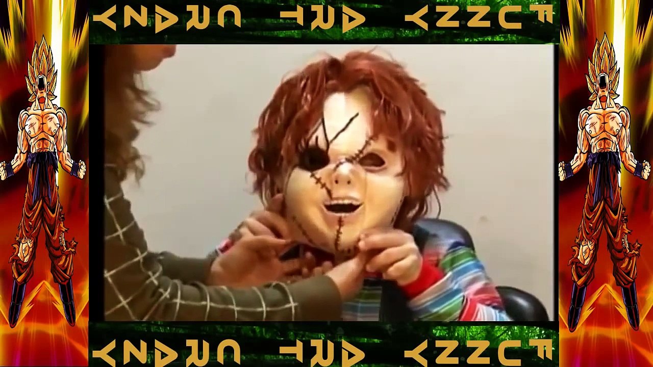 Chucky Scare Prank_Real Chucky Ad Prank At the Bus Stop_funny chucky