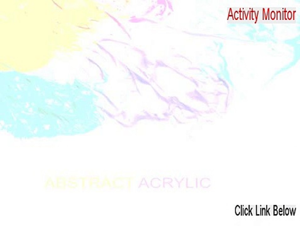 Activity Monitor Keygen - Risk Free Download [2015]