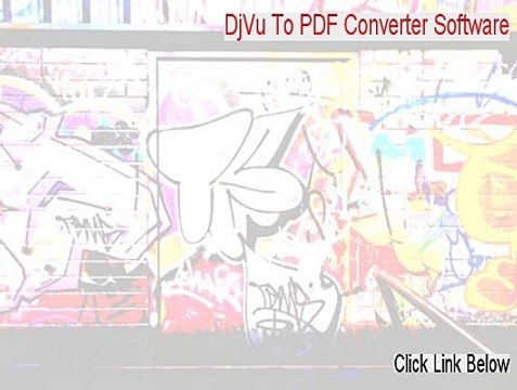 DjVu To PDF Converter Software Serial (Instant Download)