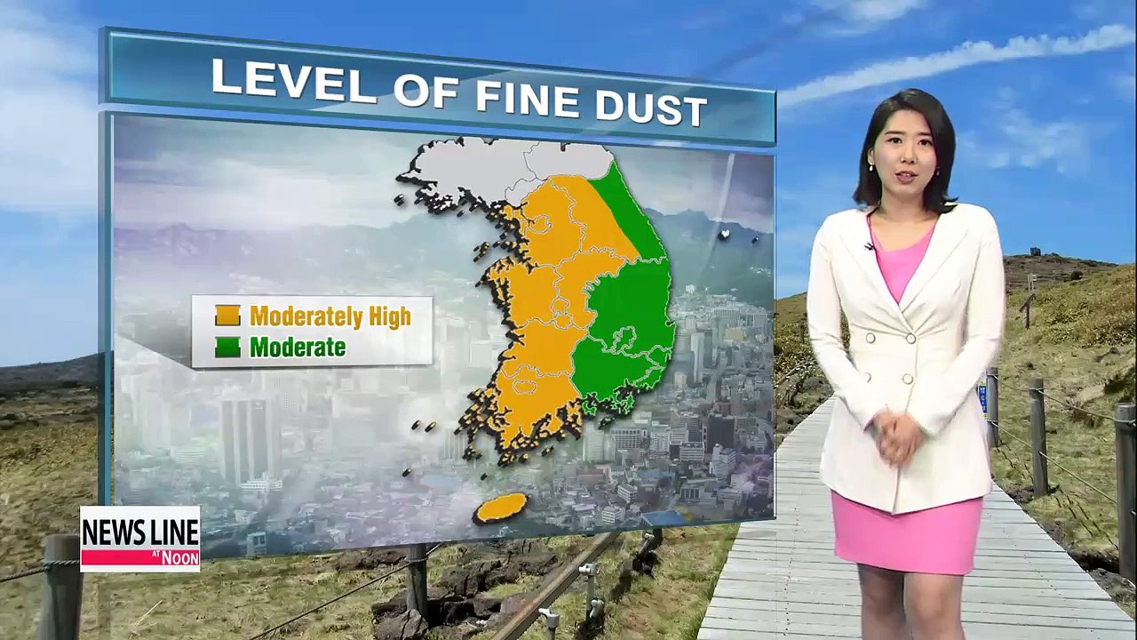 High levels of fine dust, mild temperatures throughout the week