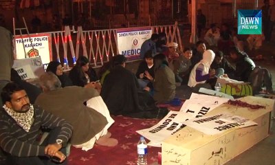 Civil society Karachi sit-in ends after demands met